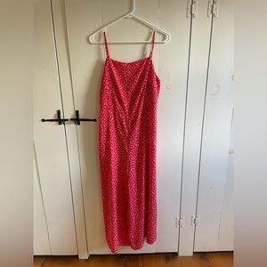 Wild Fable | Floral Print Square Neck Cropped Wide Leg Jumpsuit